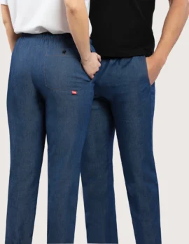 Unisex Chef Pants in Denim "100 Grams"