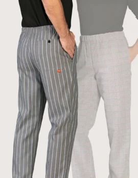 Unisex Chef Pants "Astro" Blue Stripe