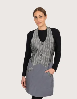 Grembiule con pettorina doppio colore "Bristol"