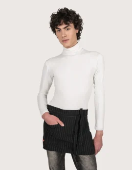 Grembiule ristorazione "Dakota" tessuto gessato 2 pz