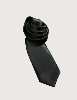 Cravatta uomo nera "Duval"