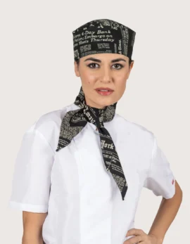 Chef Tambour – “Newspaper” Pattern (Pack of 2)