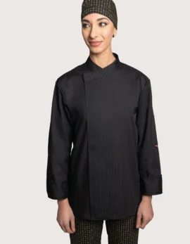 King Unisex Chef Jacket in Black