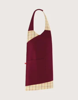 Grembiule "Malta" tessuto scozzese & colori a scelta