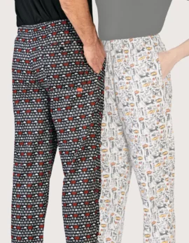 Pantaloni "Milton" fantasia "Game Over"