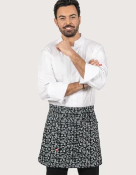 Grembiule cucina "Nevada" stampa "Italia" 2 pz