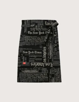 Grembiule cucina "Nevada" stampa "Giornale" 2 pz