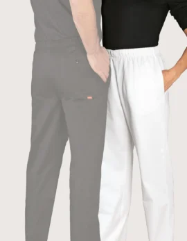 Otego White Unisex Chef Pants Cotton