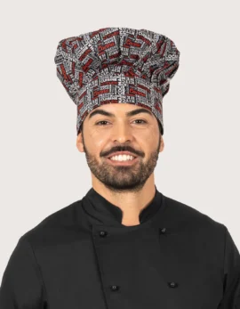 Chef Hat “Palmas” – “Kitchen” Pattern (2 pcs)