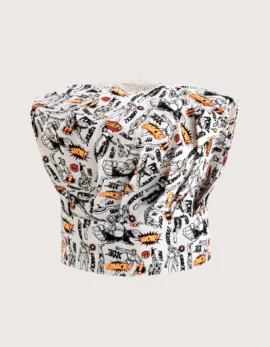 Chef Hat “Palmas” – “Superheroes” Pattern (2 pcs)