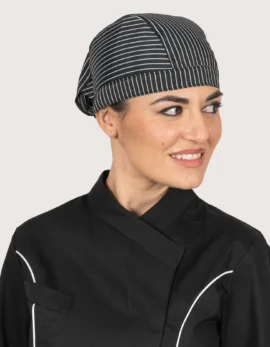 Toledo chef bandana “Wine Red Stripe” pattern – 2 pcs